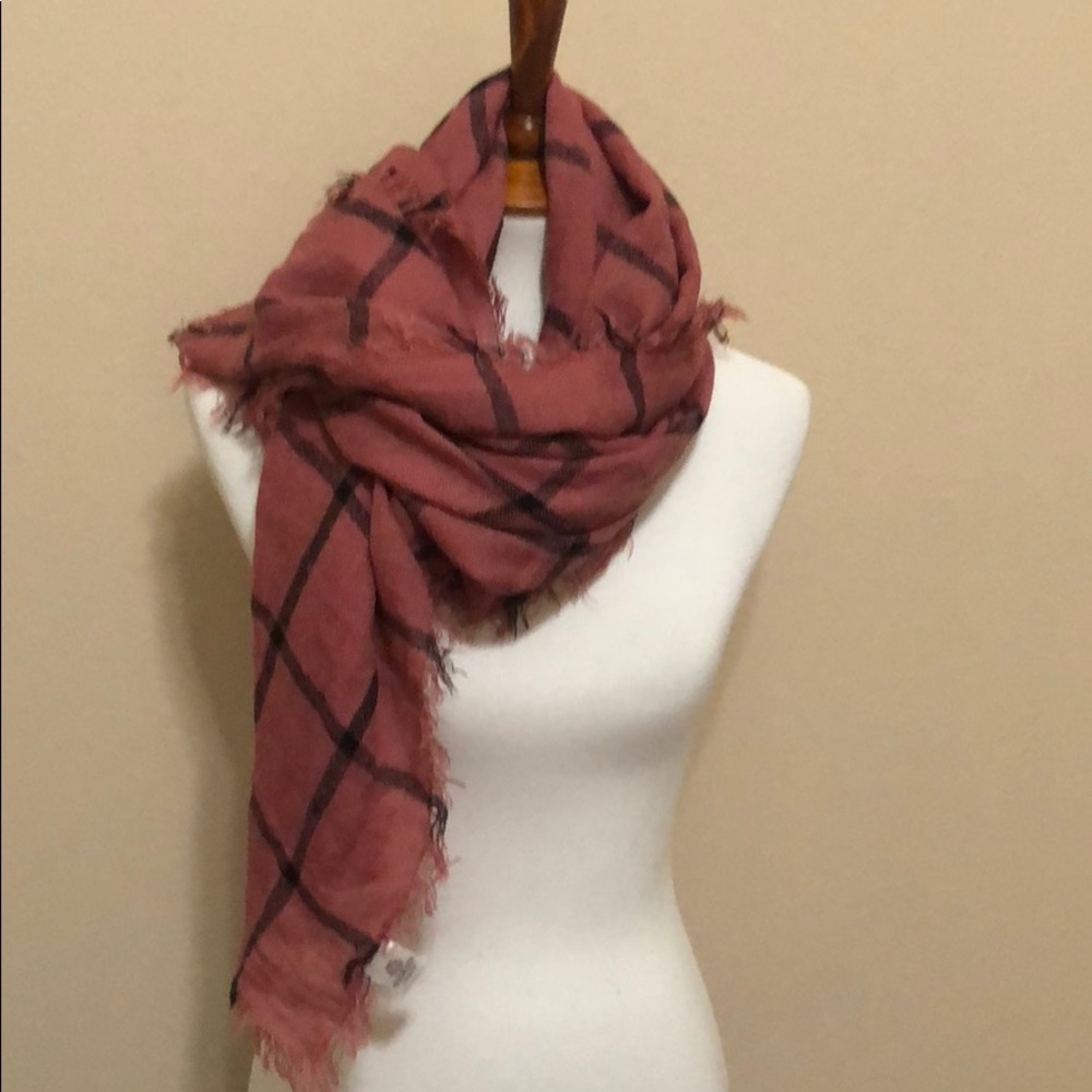 Red Check scarf